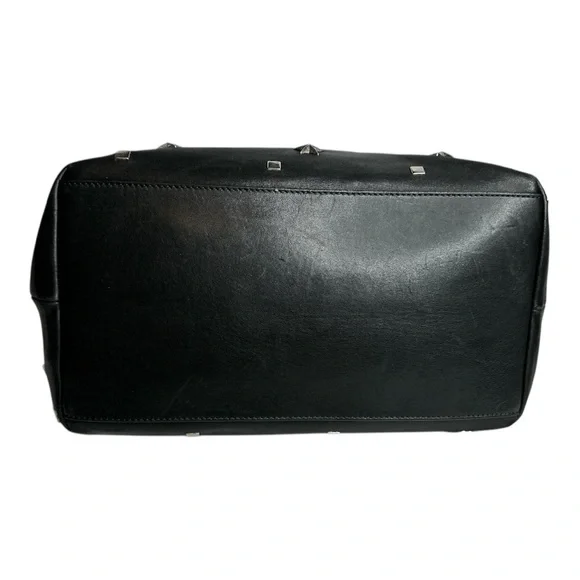 Jimmy Choo Black Leather Studded Handbag & Shoulder Bag, Tote Bag - Picture 11 of 16